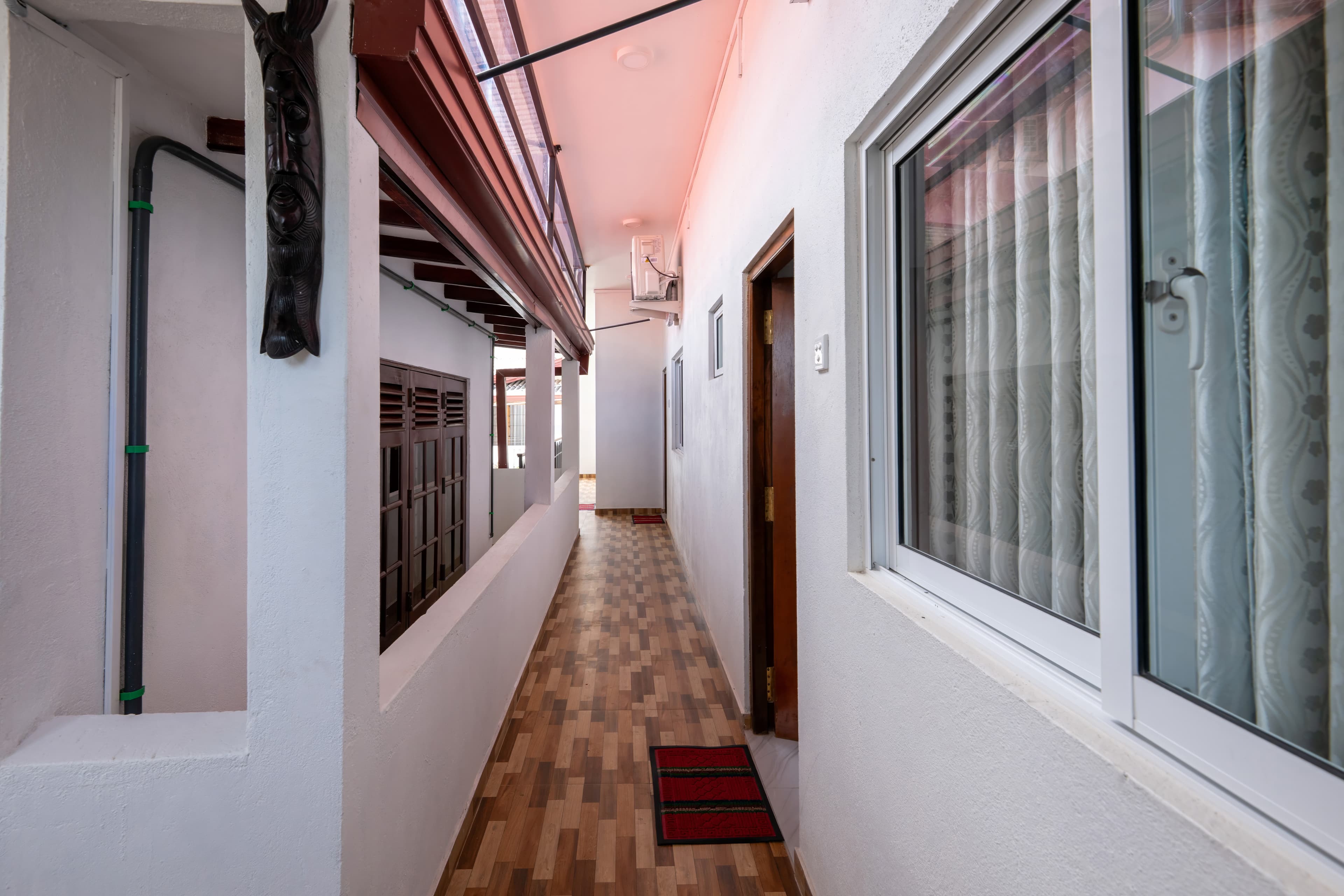 Upper-floor corridor